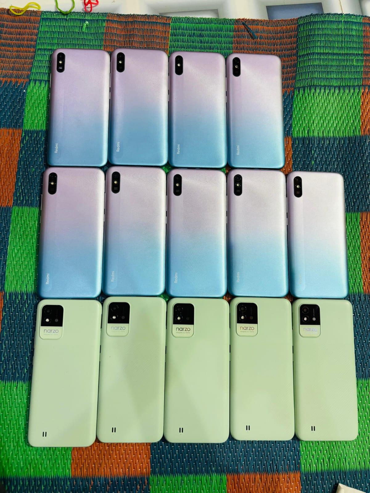QC Passed 4G Mobile Mix Lot (14 Pcs) – Tested Second Hand Smartphones for Resellers