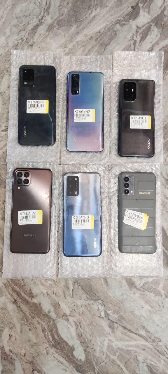 Flipkart S Grade 5G Mobile Mix Lot (6 Pcs) – QC Passed Second Hand 5G Smartphones
